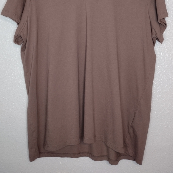 Everlane Men's Brown Organic Cotton Casual V-Neck Short Sleeve Shirt Size XXL - Picture 4 of 12